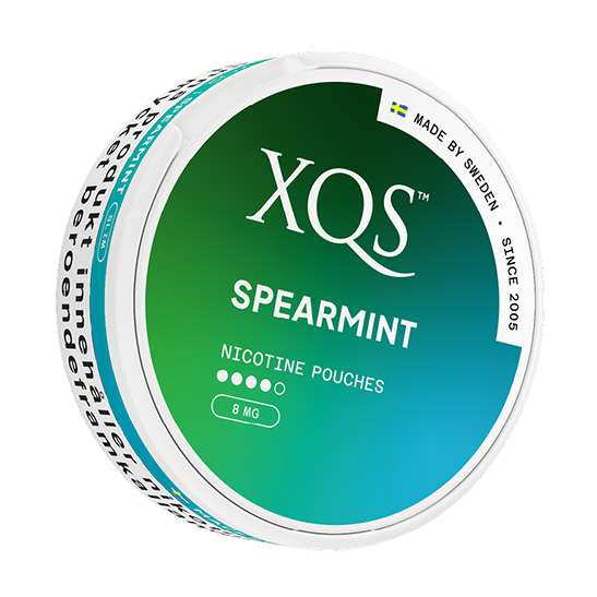 XQS Spearmint (8 mg/pouch)