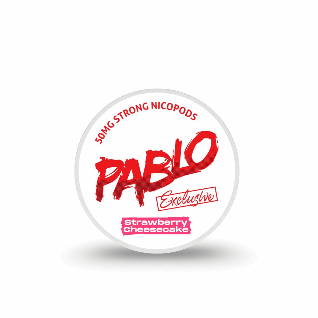 Pablo Exclusive Strawberry Cheesecake - Nordicwhitepouch UK Pablo Exclusive Strawberry Cheesecake