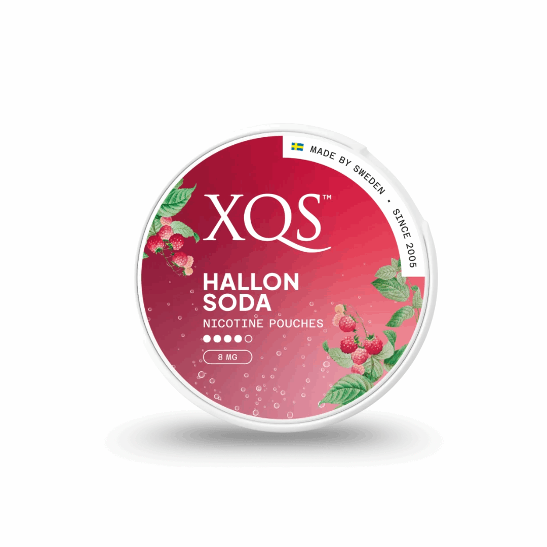 XQS Hallonsoda Strong - Nordicwhitepouch UK XQS Hallonsoda Strong